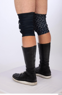 Danas black leg bands leg wrestling knee-high boots 0004.jpg